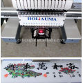 Single Head Flat Embroidery Machine for Cross Embroidery with Touch Screen Computer